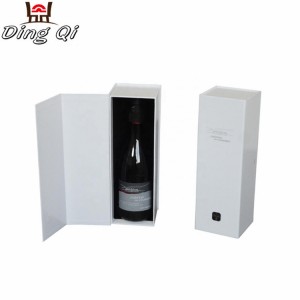 Plain takeaway packaging presentation cardboard gift wine packaging boxes wholesale for wine bottles packing