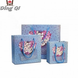 Fancy wedding birthday gift paper bag