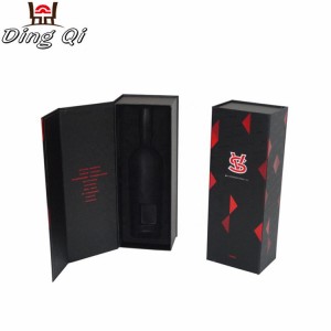 Plain takeaway packaging presentation cardboard gift wine packaging boxes wholesale for wine bottles packing