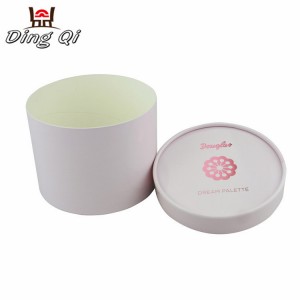 White cylinder tea cardboard hat gift tea package box for packaging