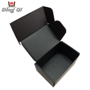 Custom matte black corrugated shipping mailing boxes manufacturer