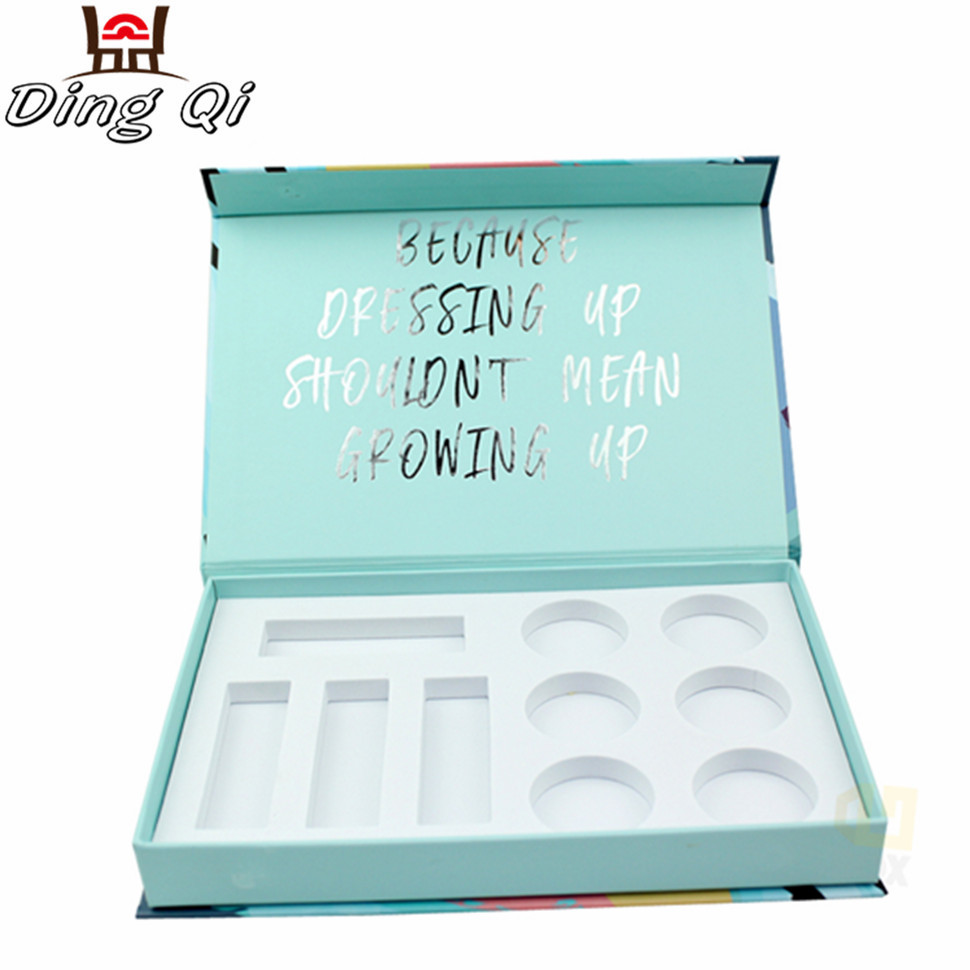 Paper packaging box cosmetic storage gift set packaging boxes with foam ...