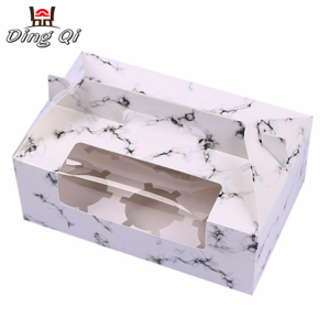 Paper take away food cupcake chocolate gift packaging paper boxes