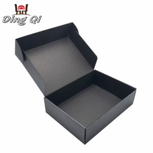 custom matte black corrugated shipping mailing boxes manufacturer