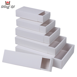 Unique paper cosmetic packaging folding cardboard box with sleeve