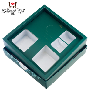 Heavy duty collapsible foldable paper cardboard packing box with lid