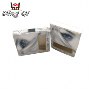 350g white custom bespoke display packing flat pack cardboard cosmetic eyelash folding box