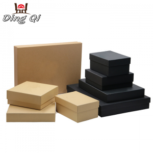 Wholesale custom empty recycled cardboard packaging shoe boxes with lids